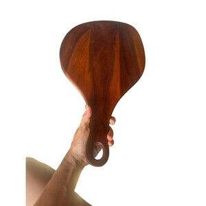 Nambe Portables Acacia Wood Cutting Board 16.75” Solid Wood Cutting Board